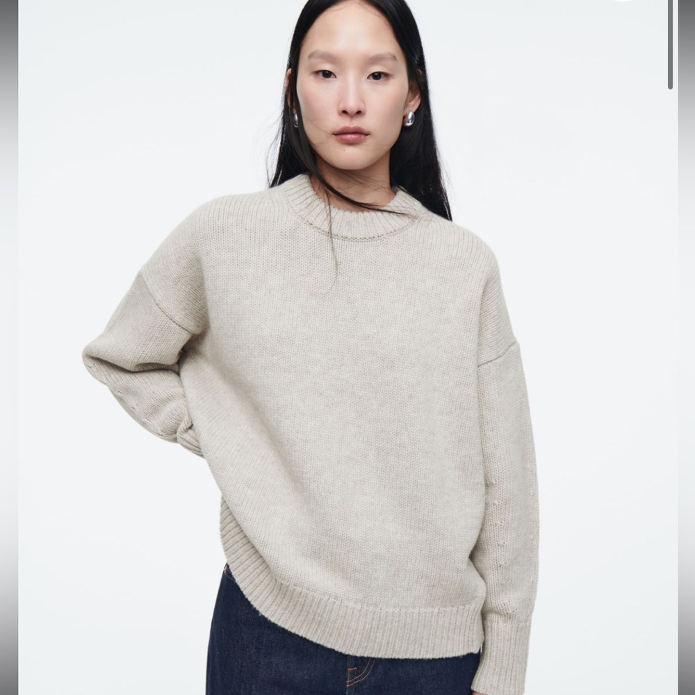 COS Chunky Wool Crew-neck Sweater Sz. XS